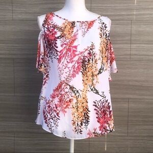 Worthington cold shoulder blouse Size Medium